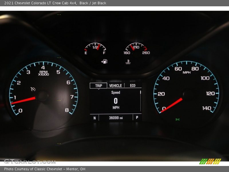 Black / Jet Black 2021 Chevrolet Colorado LT Crew Cab 4x4