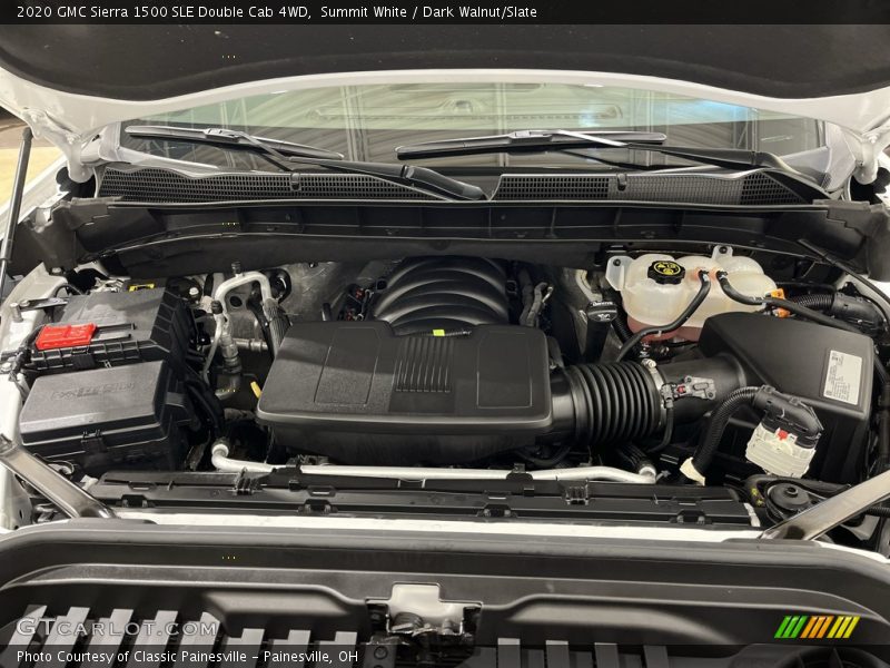 Summit White / Dark Walnut/Slate 2020 GMC Sierra 1500 SLE Double Cab 4WD