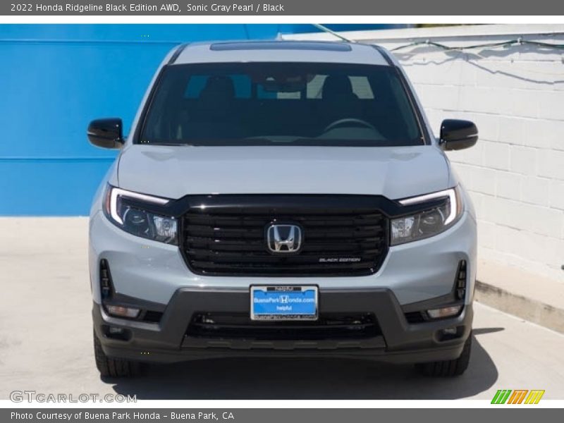 Sonic Gray Pearl / Black 2022 Honda Ridgeline Black Edition AWD