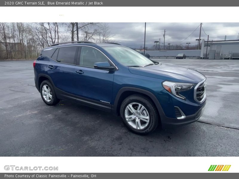 Blue Emerald Metallic / Jet Black 2020 GMC Terrain SLE