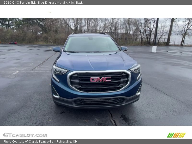 Blue Emerald Metallic / Jet Black 2020 GMC Terrain SLE