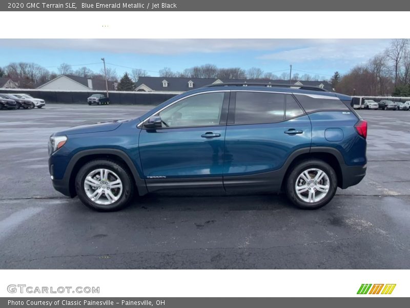 Blue Emerald Metallic / Jet Black 2020 GMC Terrain SLE