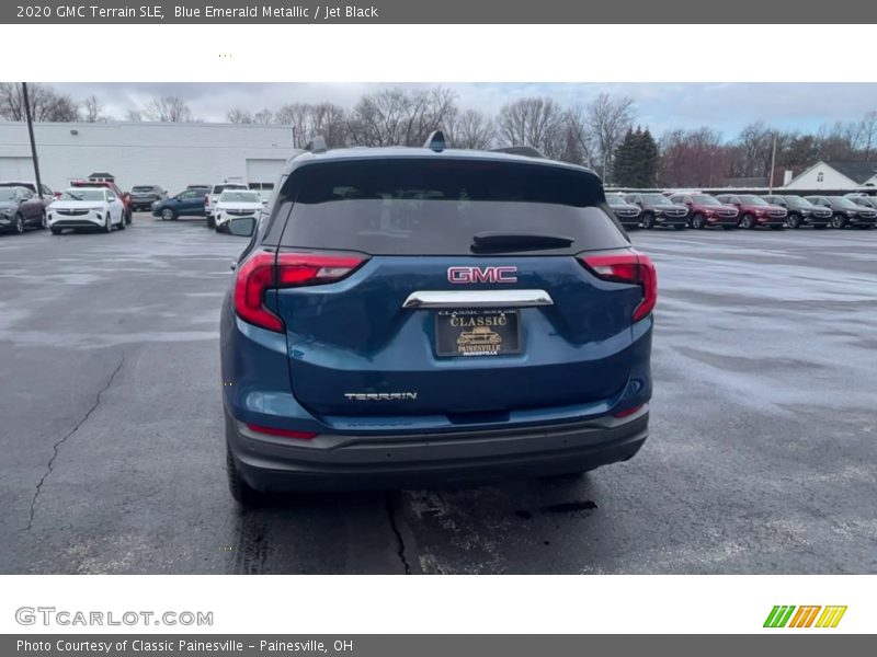 Blue Emerald Metallic / Jet Black 2020 GMC Terrain SLE