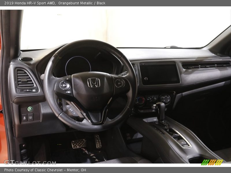 Orangeburst Metallic / Black 2019 Honda HR-V Sport AWD