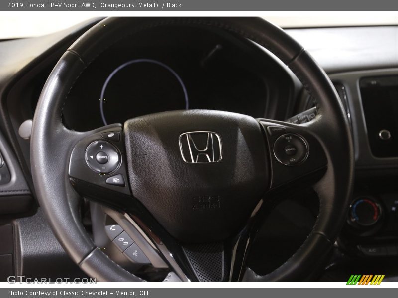 Orangeburst Metallic / Black 2019 Honda HR-V Sport AWD