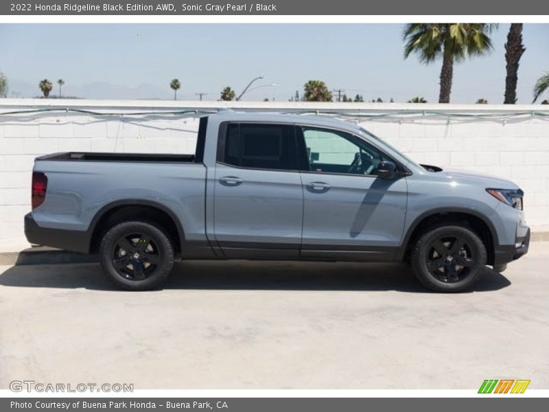  2022 Ridgeline Black Edition AWD Sonic Gray Pearl