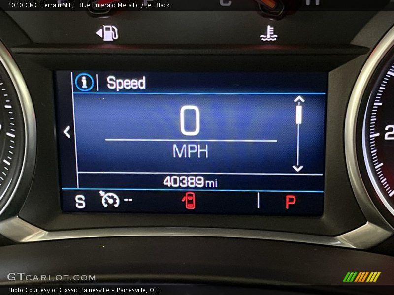 Blue Emerald Metallic / Jet Black 2020 GMC Terrain SLE