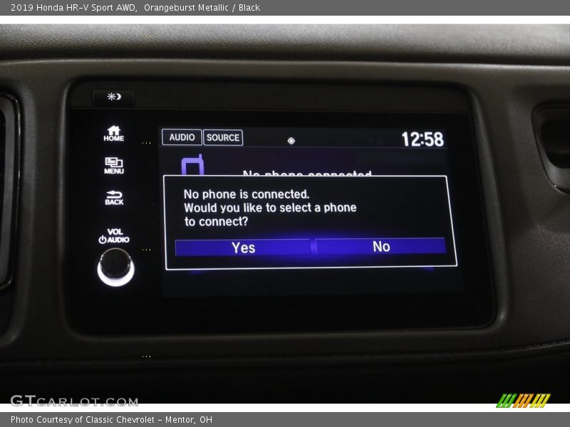 Orangeburst Metallic / Black 2019 Honda HR-V Sport AWD