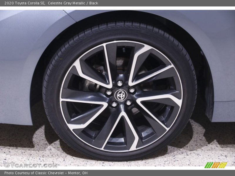 Celestite Gray Metallic / Black 2020 Toyota Corolla SE