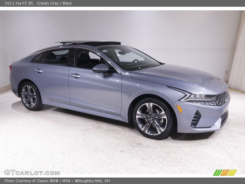 Gravity Gray / Black 2021 Kia K5 EX
