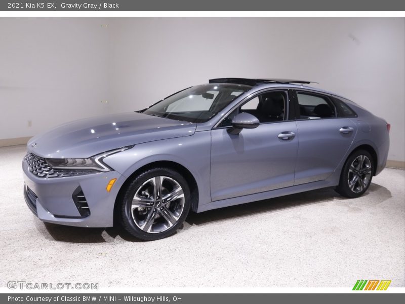 Gravity Gray / Black 2021 Kia K5 EX