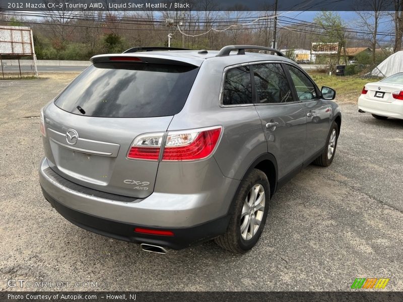 Liquid Silver Meatllic / Black 2012 Mazda CX-9 Touring AWD