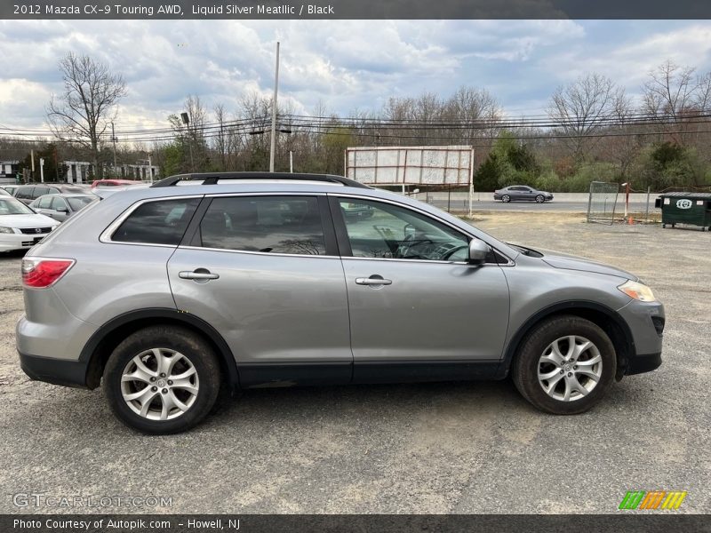 Liquid Silver Meatllic / Black 2012 Mazda CX-9 Touring AWD