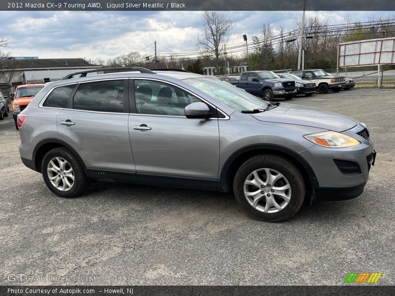 Liquid Silver Meatllic / Black 2012 Mazda CX-9 Touring AWD