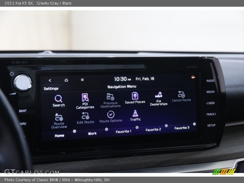 Gravity Gray / Black 2021 Kia K5 EX