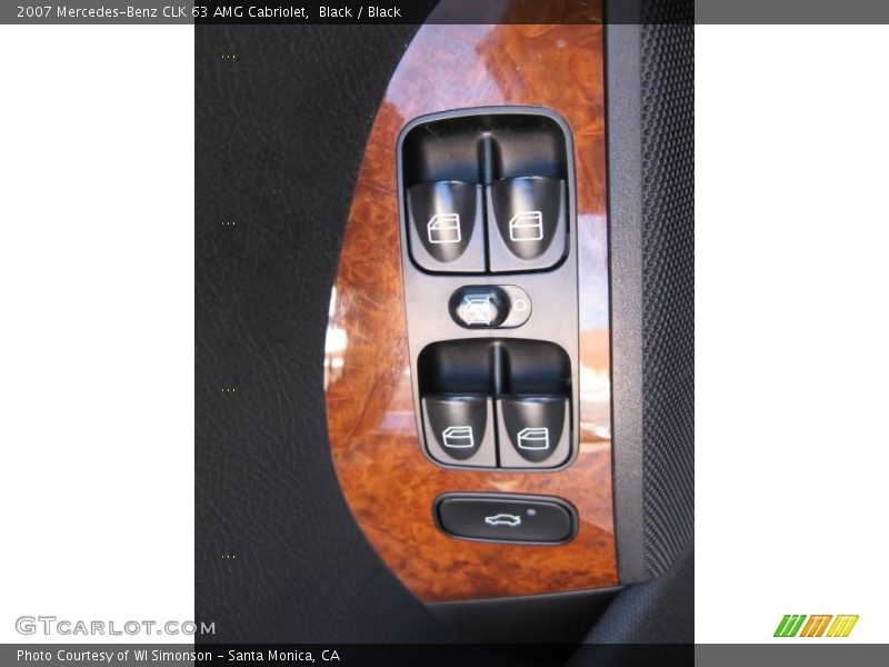 Black / Black 2007 Mercedes-Benz CLK 63 AMG Cabriolet