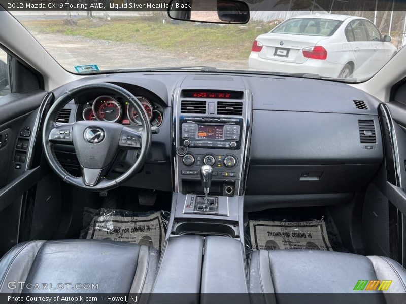 Liquid Silver Meatllic / Black 2012 Mazda CX-9 Touring AWD