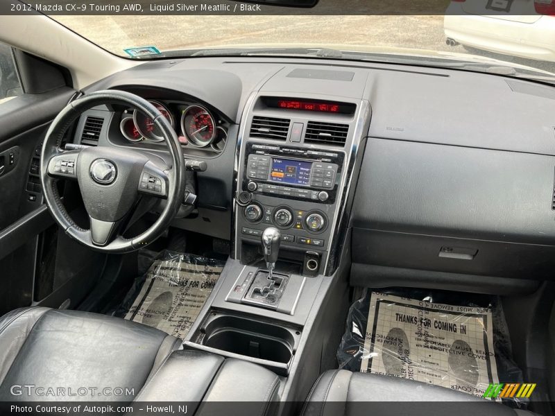 Liquid Silver Meatllic / Black 2012 Mazda CX-9 Touring AWD