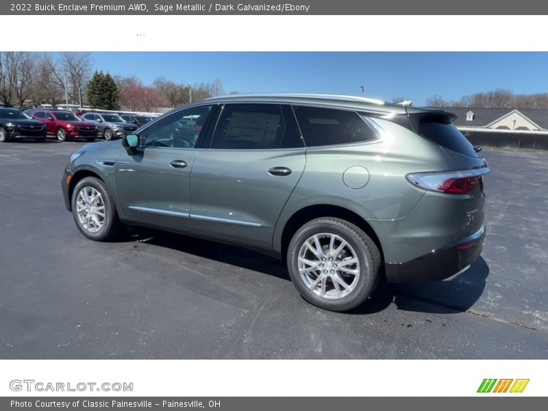 Sage Metallic / Dark Galvanized/Ebony 2022 Buick Enclave Premium AWD