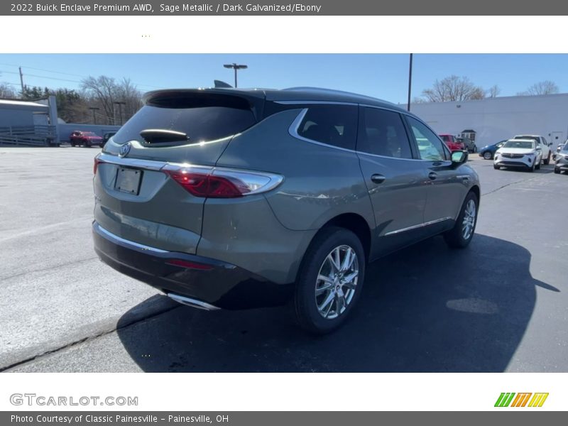 Sage Metallic / Dark Galvanized/Ebony 2022 Buick Enclave Premium AWD