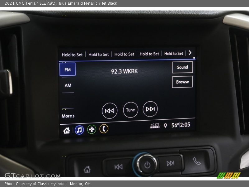 Blue Emerald Metallic / Jet Black 2021 GMC Terrain SLE AWD