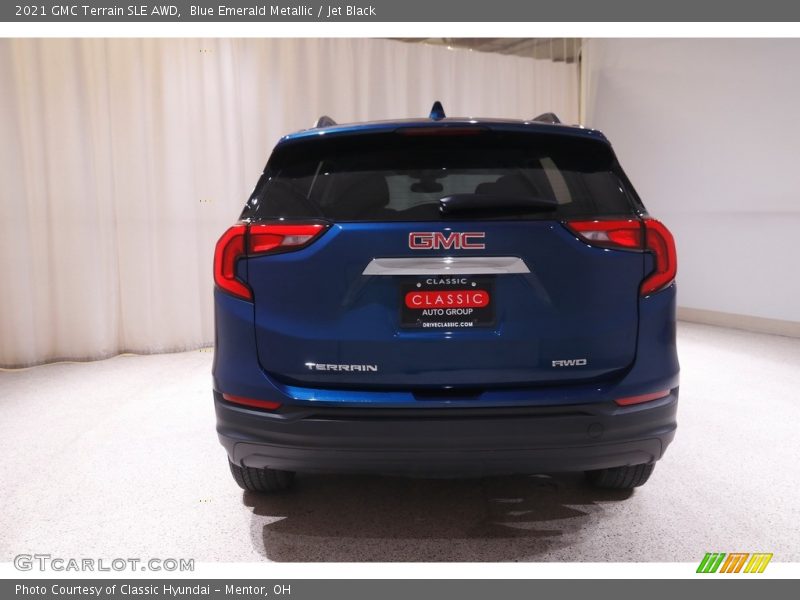 Blue Emerald Metallic / Jet Black 2021 GMC Terrain SLE AWD