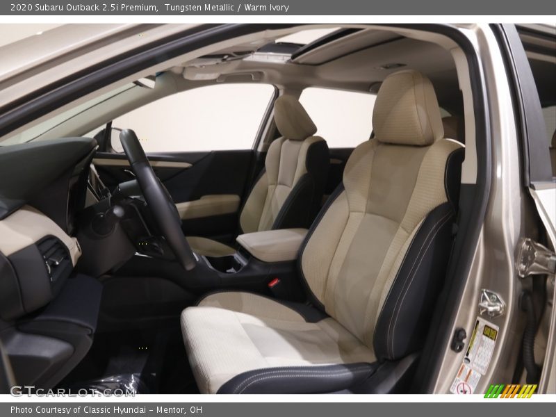 Tungsten Metallic / Warm Ivory 2020 Subaru Outback 2.5i Premium