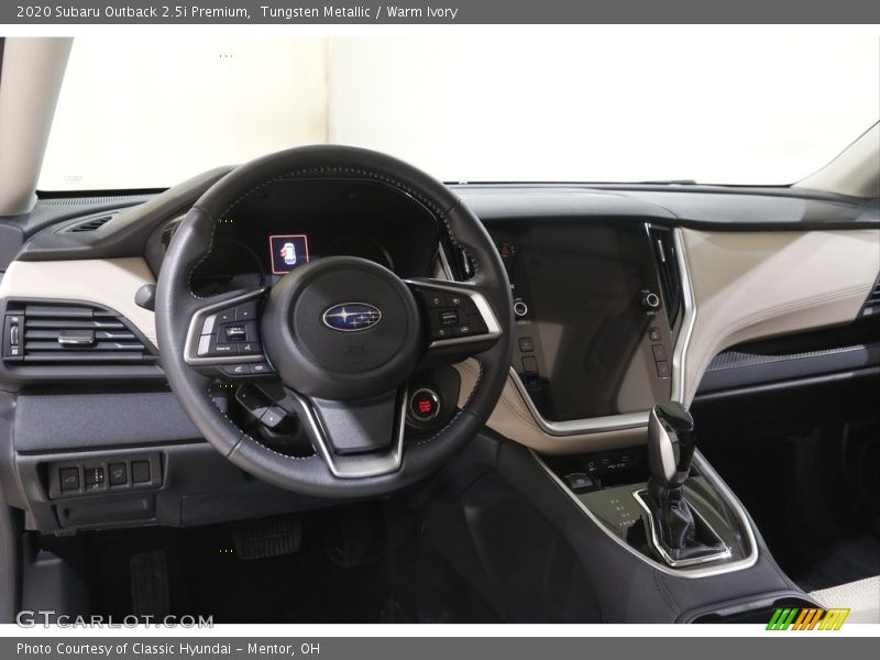 Tungsten Metallic / Warm Ivory 2020 Subaru Outback 2.5i Premium