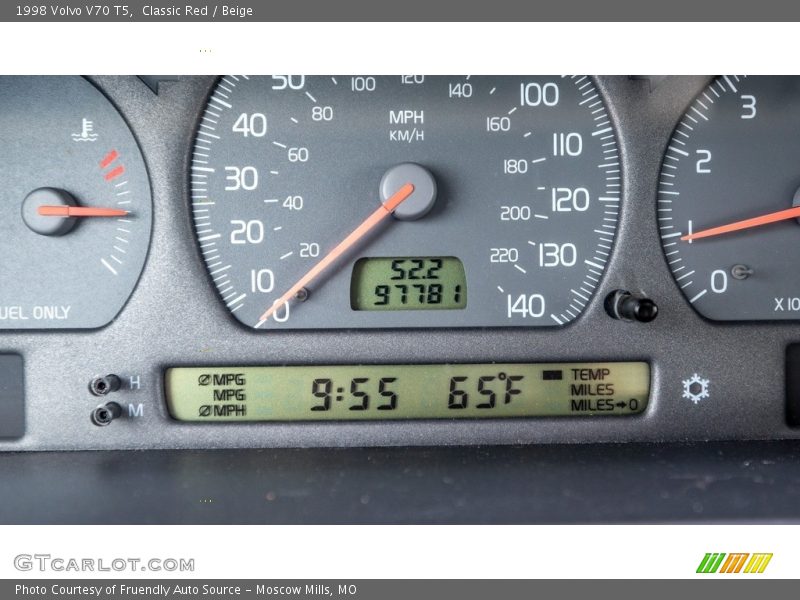  1998 V70 T5 T5 Gauges