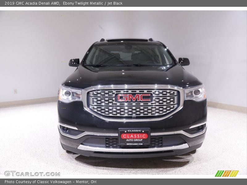 Ebony Twilight Metallic / Jet Black 2019 GMC Acadia Denali AWD