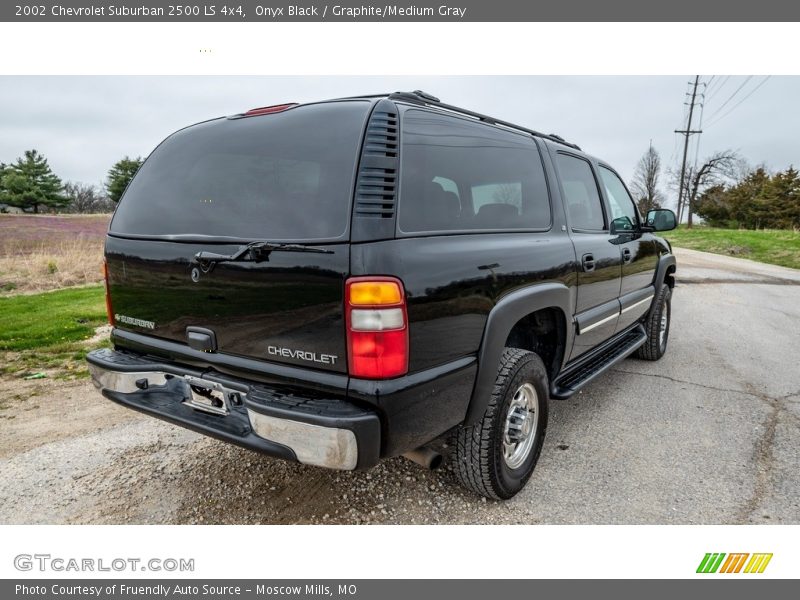 Onyx Black / Graphite/Medium Gray 2002 Chevrolet Suburban 2500 LS 4x4