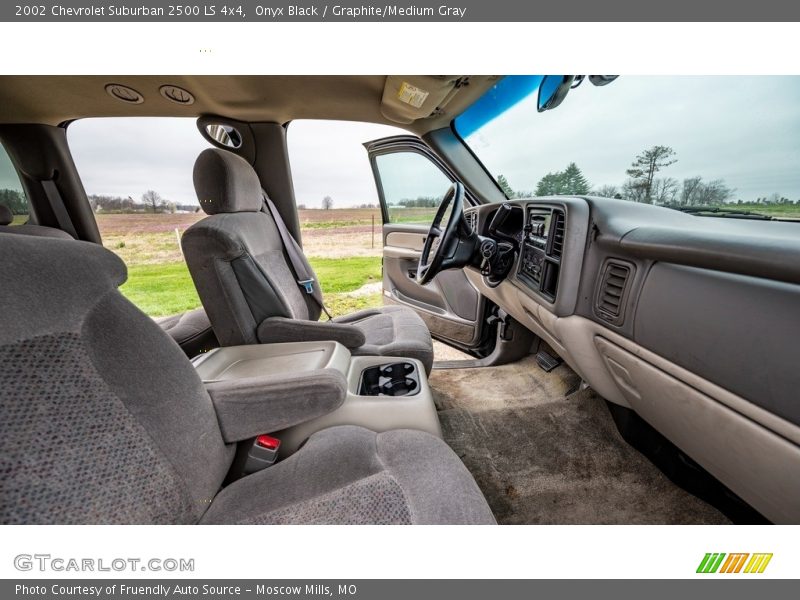 Onyx Black / Graphite/Medium Gray 2002 Chevrolet Suburban 2500 LS 4x4