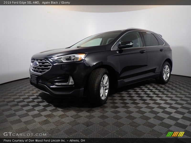 Agate Black / Ebony 2019 Ford Edge SEL AWD