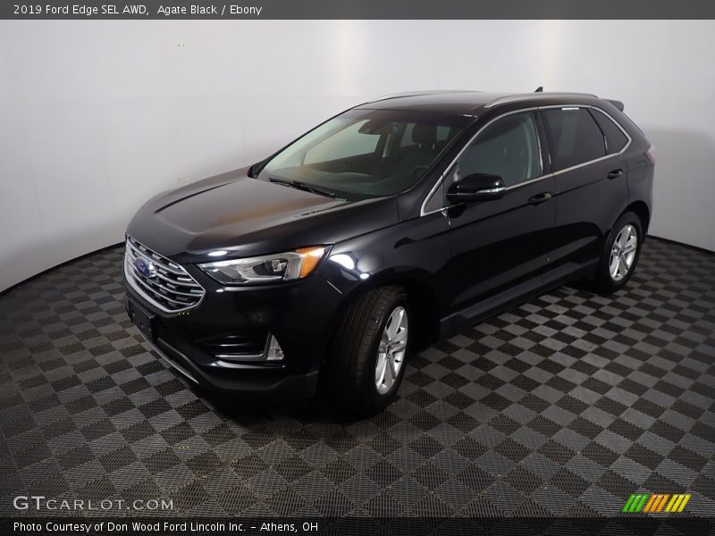 Agate Black / Ebony 2019 Ford Edge SEL AWD