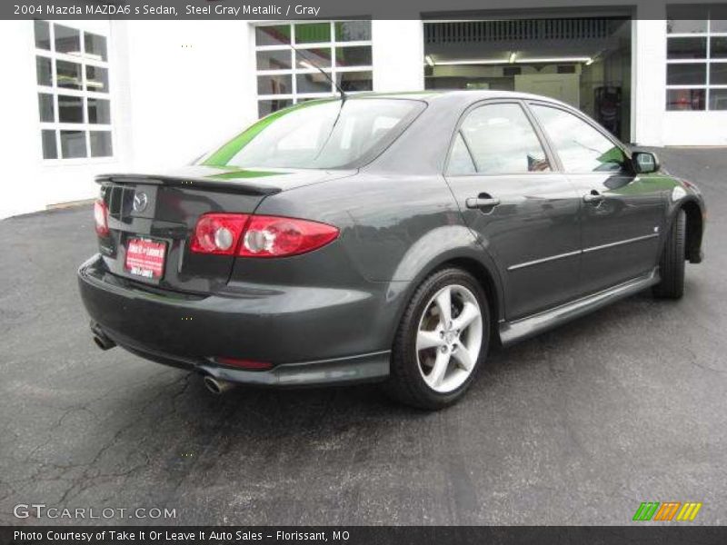 Steel Gray Metallic / Gray 2004 Mazda MAZDA6 s Sedan