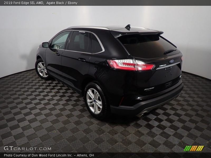 Agate Black / Ebony 2019 Ford Edge SEL AWD