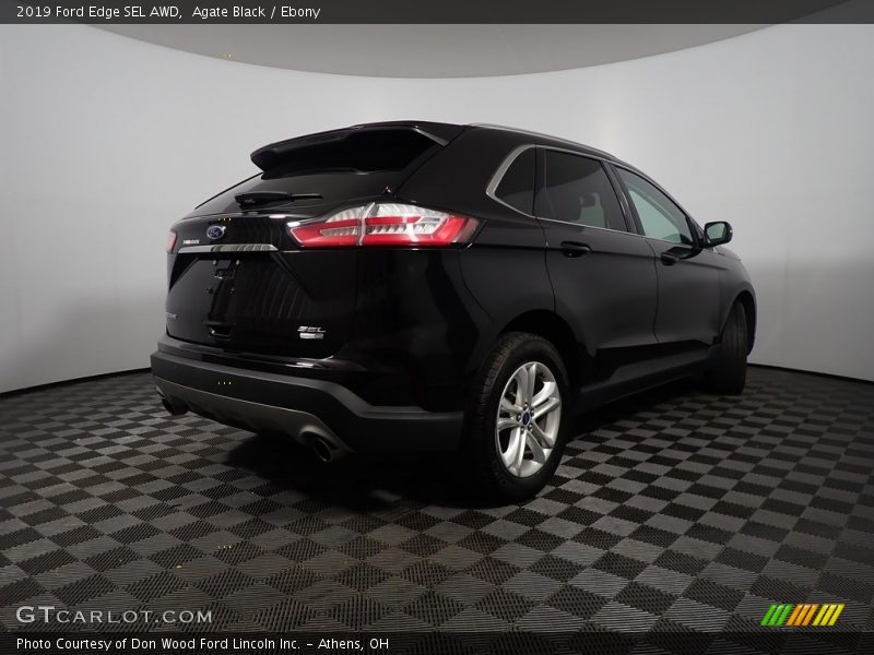 Agate Black / Ebony 2019 Ford Edge SEL AWD