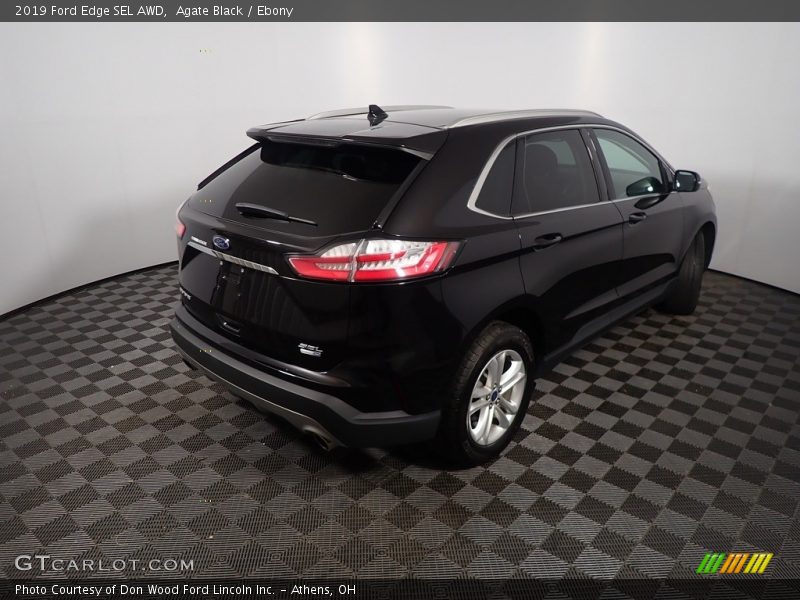 Agate Black / Ebony 2019 Ford Edge SEL AWD