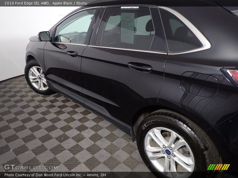 Agate Black / Ebony 2019 Ford Edge SEL AWD