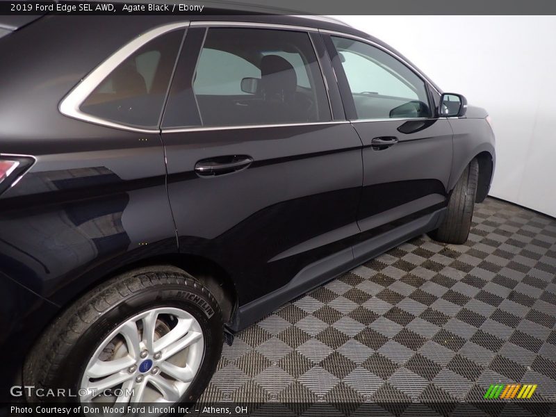 Agate Black / Ebony 2019 Ford Edge SEL AWD