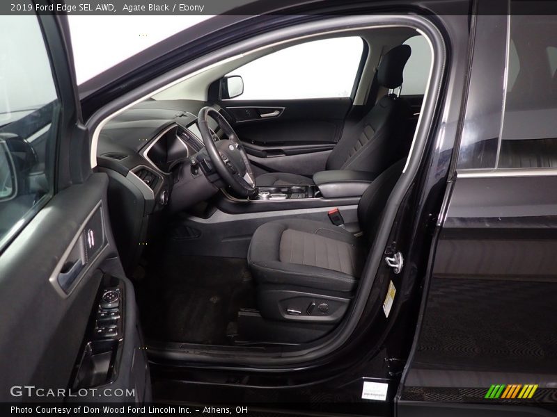 Agate Black / Ebony 2019 Ford Edge SEL AWD