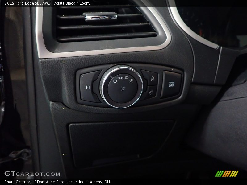 Agate Black / Ebony 2019 Ford Edge SEL AWD