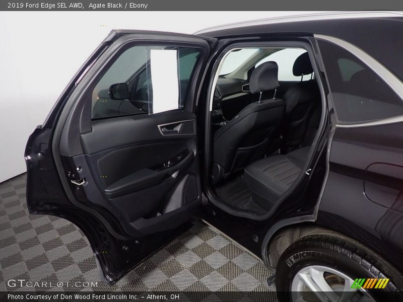 Agate Black / Ebony 2019 Ford Edge SEL AWD