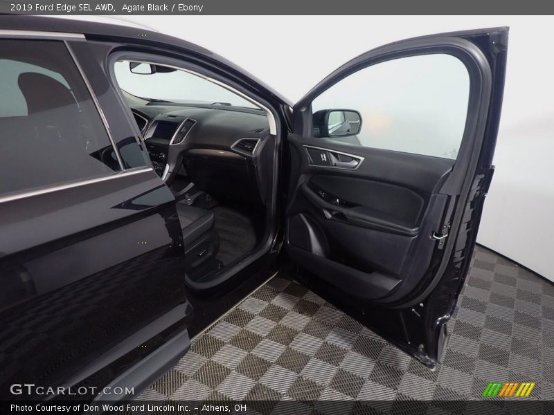 Agate Black / Ebony 2019 Ford Edge SEL AWD