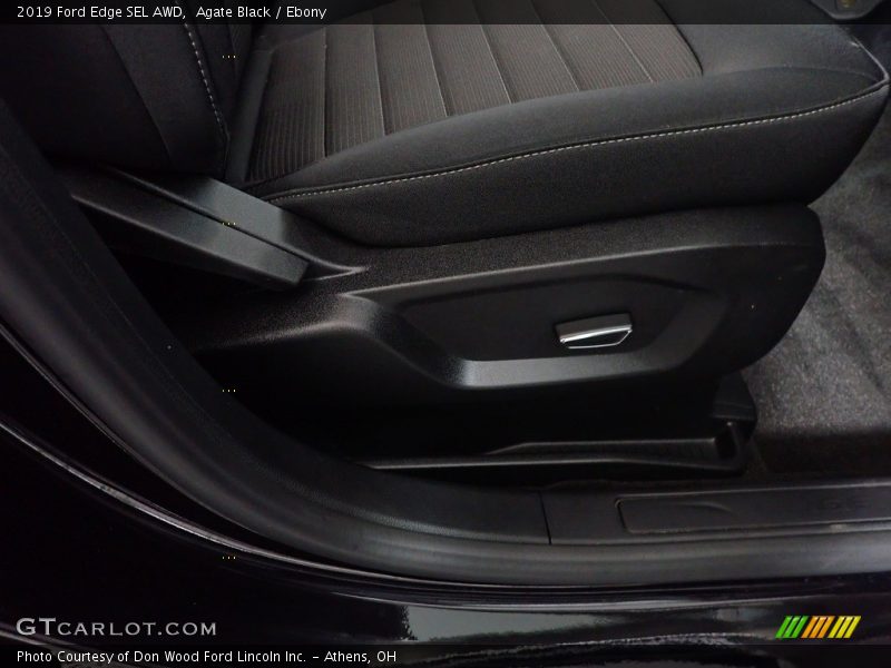 Agate Black / Ebony 2019 Ford Edge SEL AWD