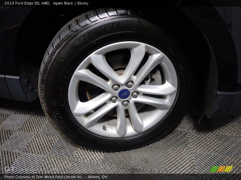 Agate Black / Ebony 2019 Ford Edge SEL AWD