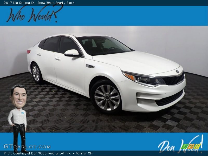 Snow White Pearl / Black 2017 Kia Optima LX