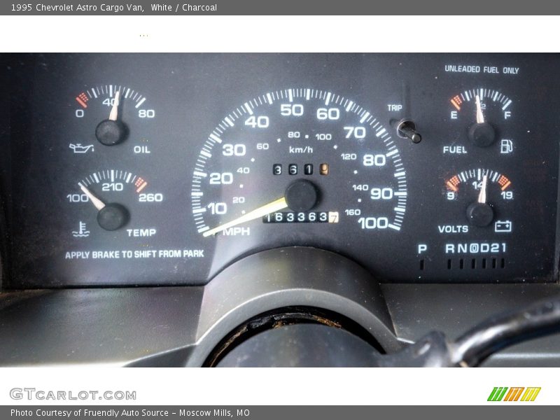  1995 Astro Cargo Van Cargo Van Gauges