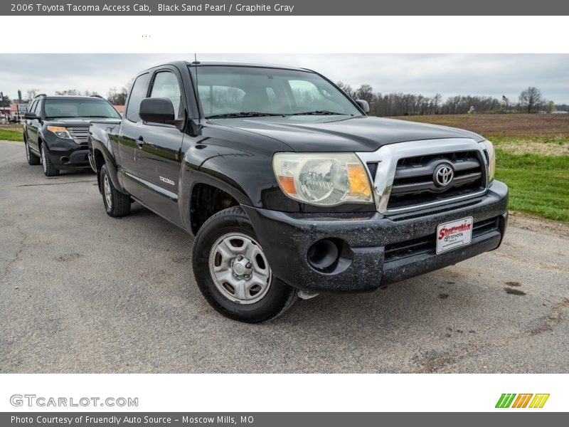 Black Sand Pearl / Graphite Gray 2006 Toyota Tacoma Access Cab