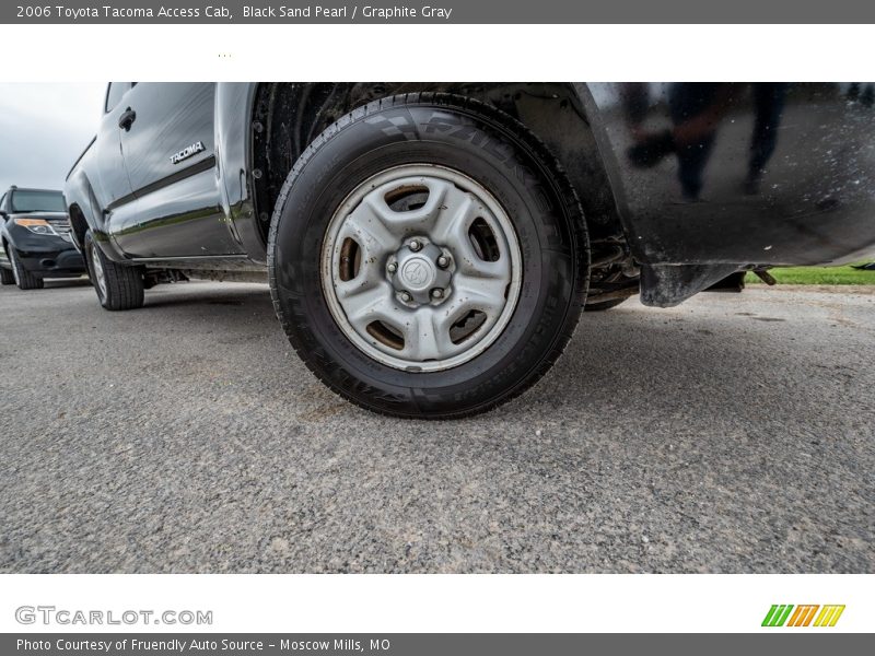 Black Sand Pearl / Graphite Gray 2006 Toyota Tacoma Access Cab